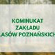 komunikat Zakładu Lasów Poznańskich