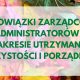 Obowiązki zarządców i administratorów